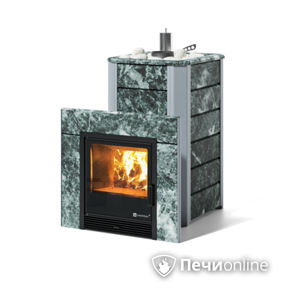 Дровяная печь-каменка ИзиСтим Ялта 15 (Модерн), AISI 430 в Иркутске